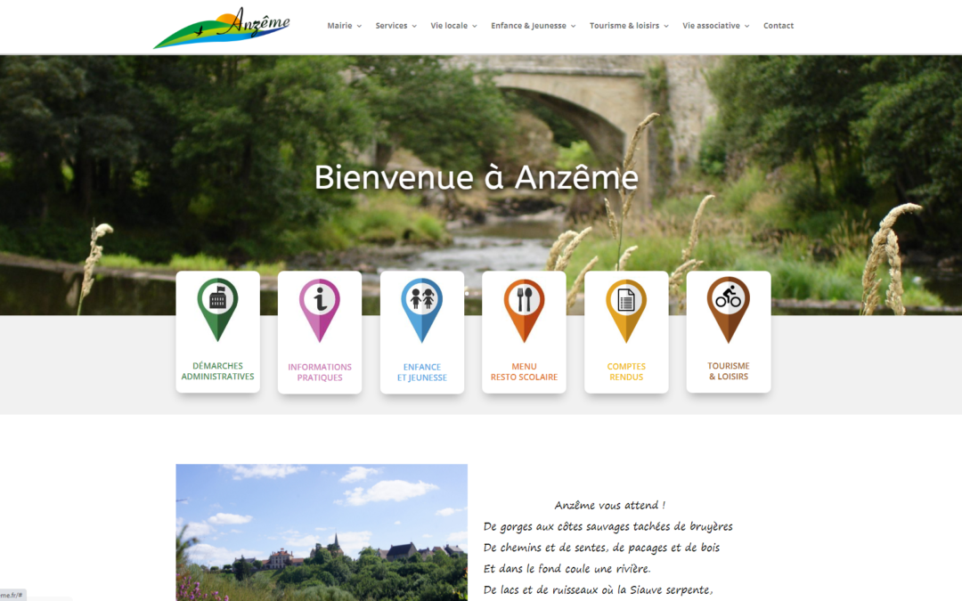 Nouveau site internet pour Anzeme