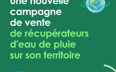 OPÉRATION VENTE DE RÉCUPÉRATEURS D’EAU PLUVIALE 2025