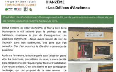 Clin d’oeil LEADER – Boulangerie d’Anzême