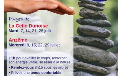 Séances de Qi Gong à la plage d’Anzême